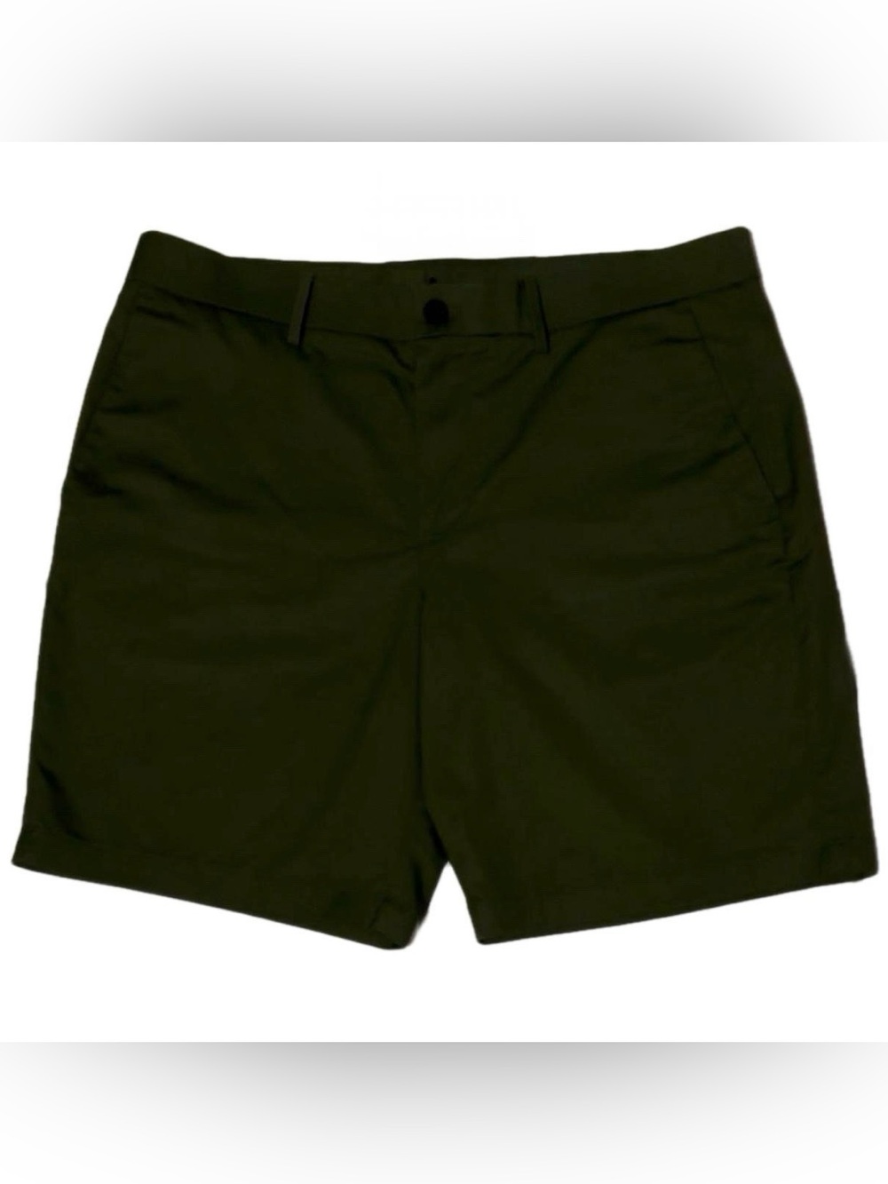 Banana Republic Core Temp Shorts, Olive Green Flat-Front Men's Shorts, Size 34